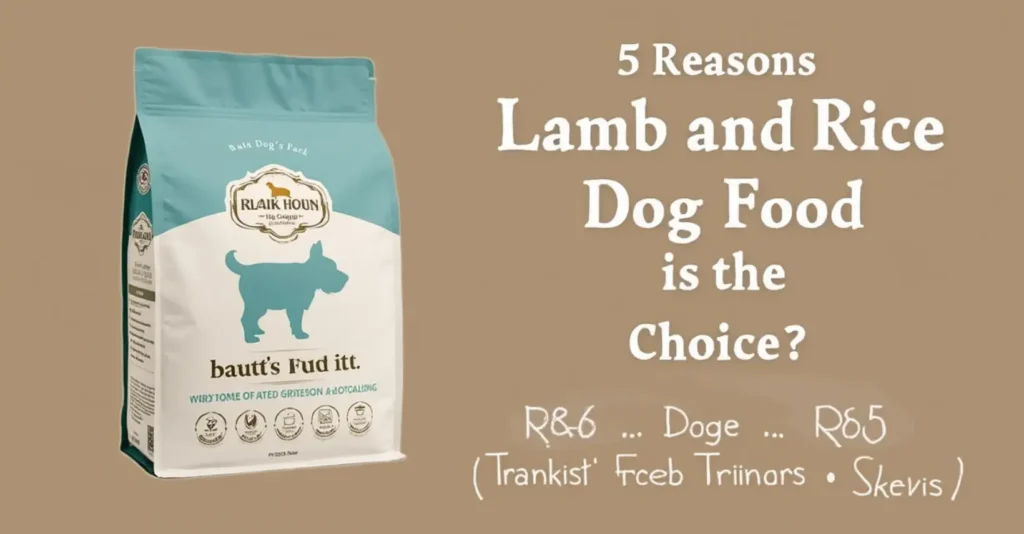 Dog food for coat and skin health